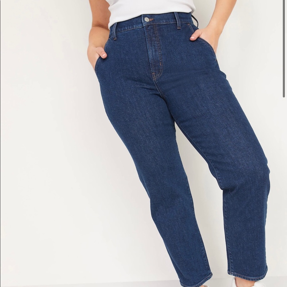 Old Navy Sky-Hi Straight Jeans